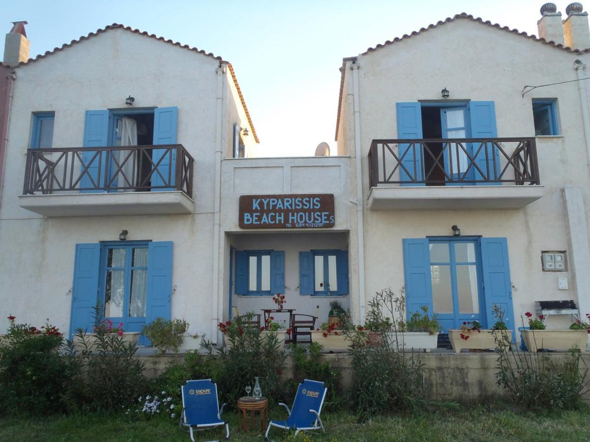 Kyparissis Beach Houses Skala Mistegnon Екстериор снимка