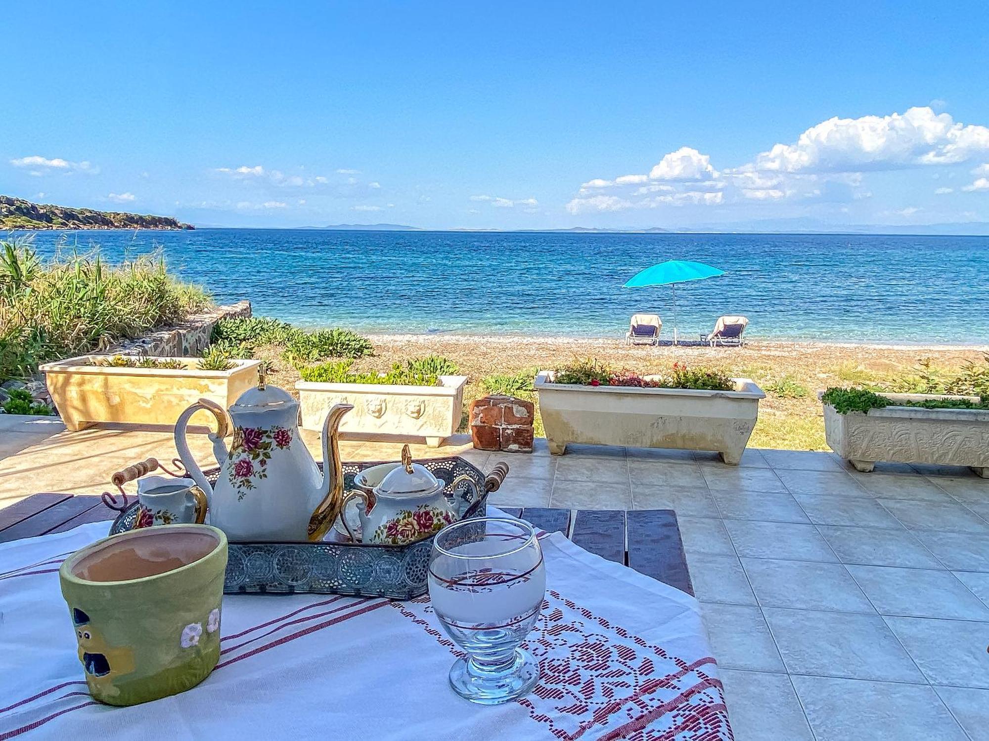 Kyparissis Beach Houses Skala Mistegnon Екстериор снимка